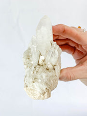 Quartz Cluster with Inclusions 280g
