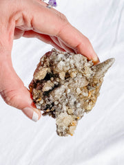 Quartz Natural Mineral Specimen Cluster 353g