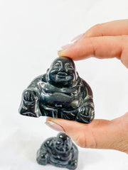 Black Obsidian Buddha Carving
