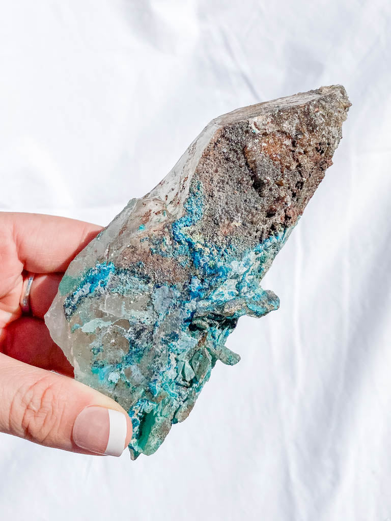 Quantum Quattro Natural Mineral Specimen Cluster 331g