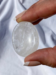 Clear Quartz Worry Stone