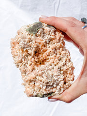 Pink Heulandite Cluster 600g