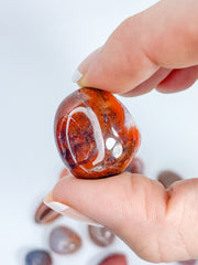 Dark Carnelian Tumbles | Small