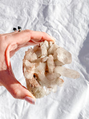 Himalayan Quartz Cluster with Inclusions 292g