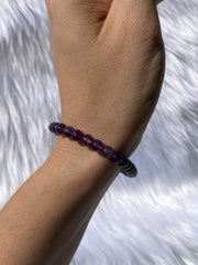 Amethyst Bead Bracelet