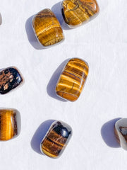 Tiger Eye Tumbles | Medium