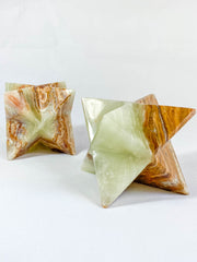Green Onyx Merkaba XXL