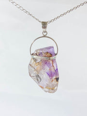 Amethyst Elestial Extra Large Pendant