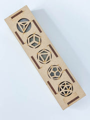 Platonic Solid Sacred Geometry | Clear Quartz
