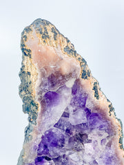 Amethyst and Pink Geode Statement Piece “Witches Hat” 8kg