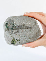 Green Heulandite with Inclusions 640g
