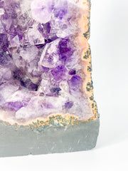 Amethyst and Pink Geode Statement Piece “Witches Hat” 8kg