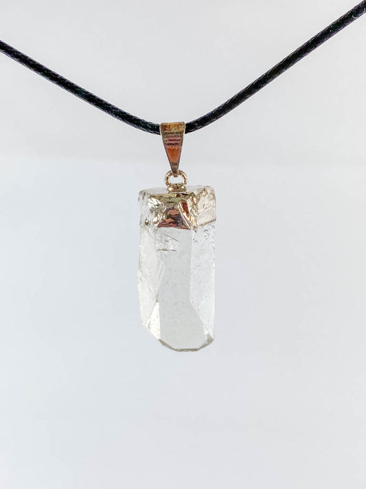 Vitality Pendant Natural Clear Quartz