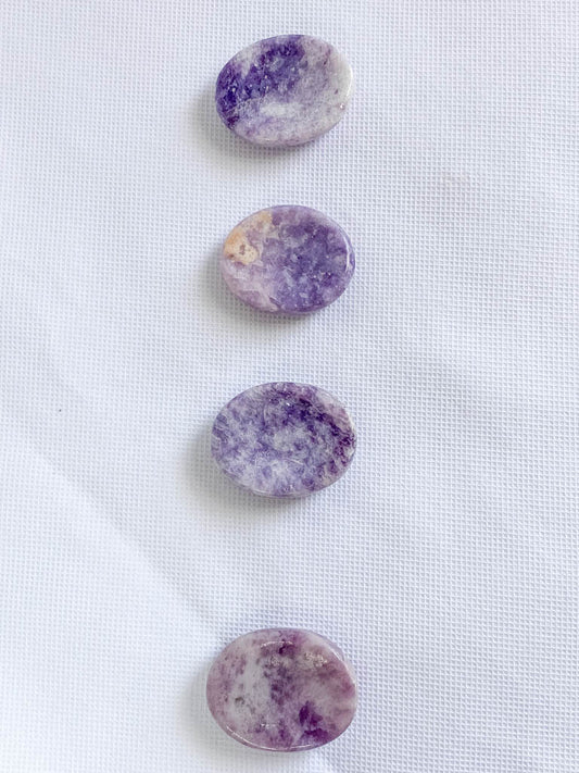 Lepidolite Light Worry Stone