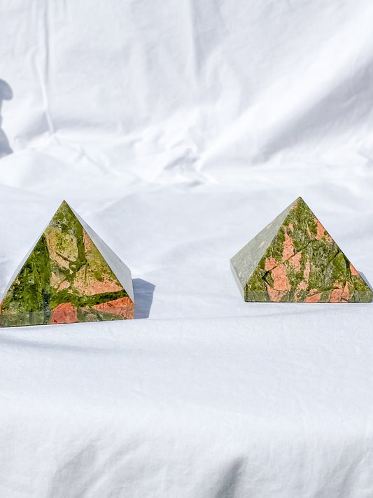 Unakite Pyramid | Large