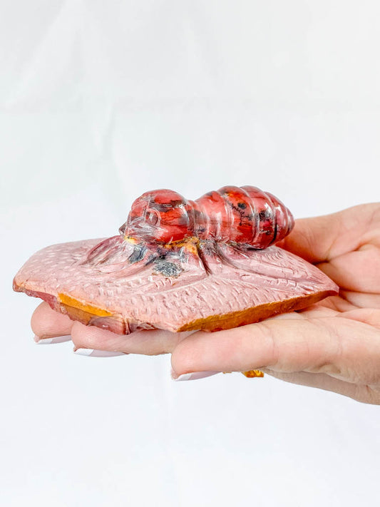 Mookaite Beetle Carving