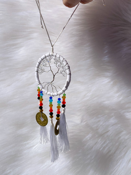Tree of Life Peace Chakra Dream Catcher