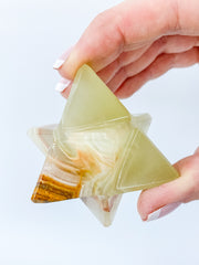 Green Onyx Merkaba | Large