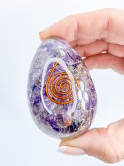 Orgonite Amethyst Egg | X Large