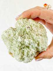 Scolecite Cluster with Inclusions 318g