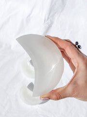 Selenite New Moon Cleansing Bowl | Large