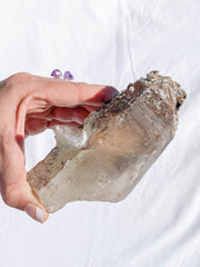 Quartz Natural Mineral Specimen Cluster 342g