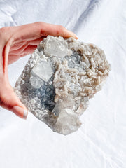Apophyllite with Inclusions Cluster 545g