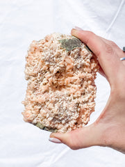 Pink Heulandite Cluster 600g