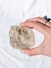 Smoky Himalayan Quartz Cluster with Inclusions 175g