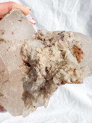 Smoky Himalayan Quartz with Inclusions CutBase Cluster 1.6kg