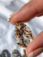 Astrophyllite Cabochon Natural Light Teardrop Small