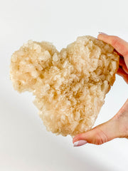 Stilbite Cluster Heart 562g