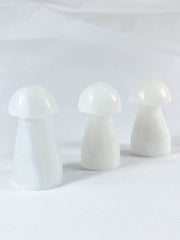 Selenite Mushroom Carving