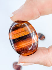 Red Tiger Eye Worry Stone