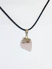 Vitality Pendant Natural Rose Quartz