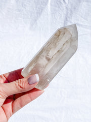 Moon Opal Polished Point with Inclusions 268g