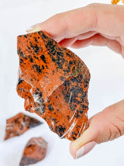 Red Obsidian Natural | Medium
