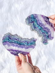 Fluorite Fairy Wings Pair 1.1kg