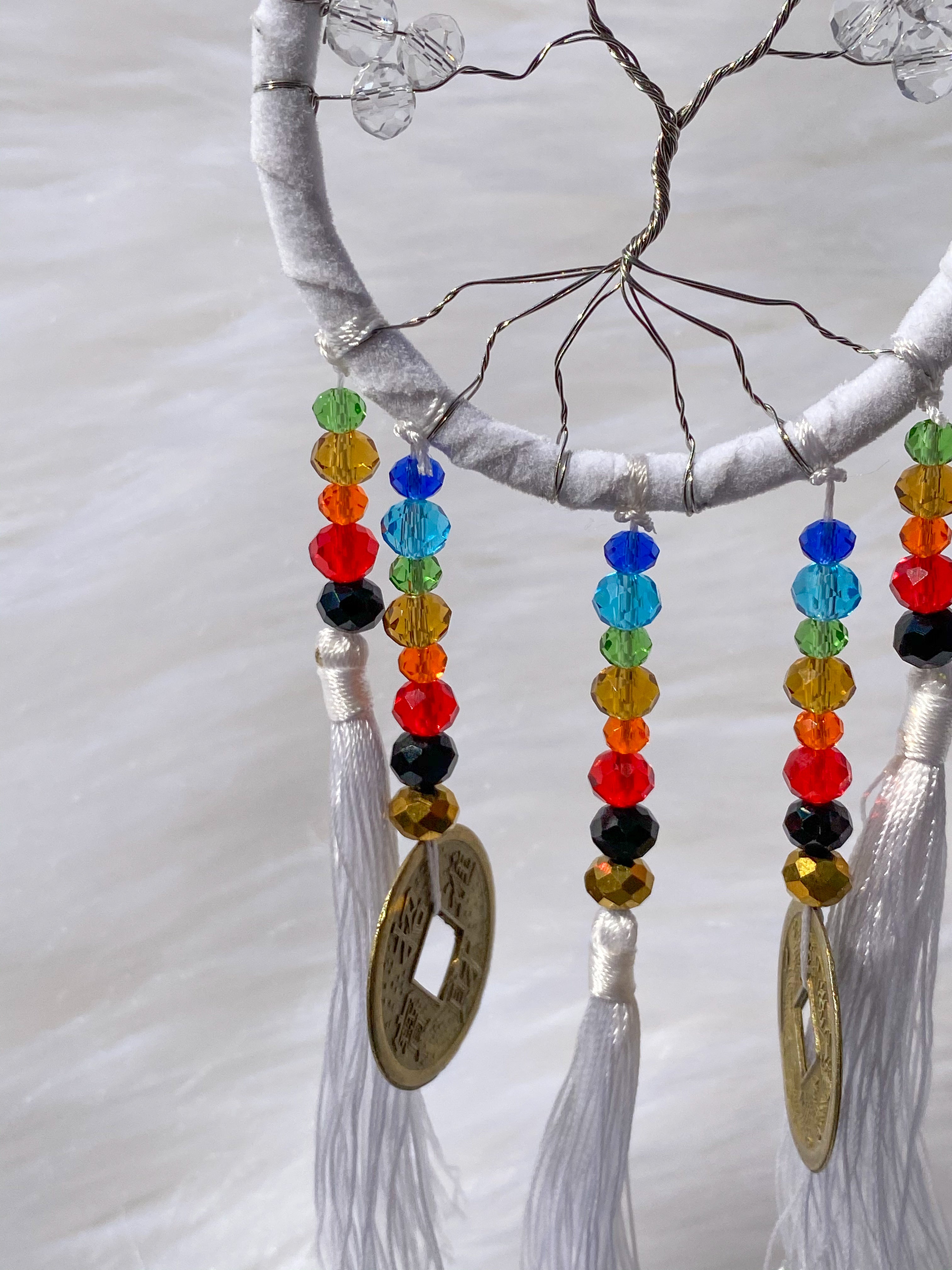 Tree of Life Peace Chakra Dream Catcher