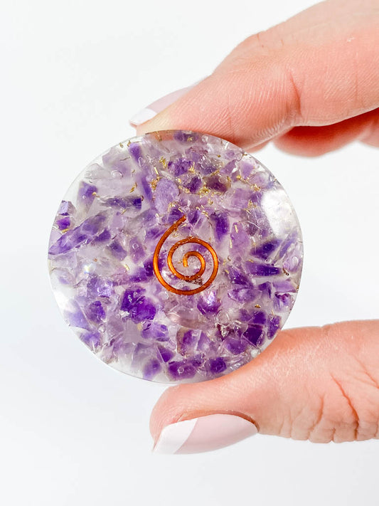 Orgonite Pop Sockets | Amethyst