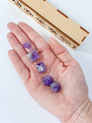 Platonic Solid Sacred Geometry | Amethyst