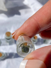 Sapphire and Glass Jar Mini