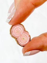 Rhodochrosite Infinity Slice | Mini