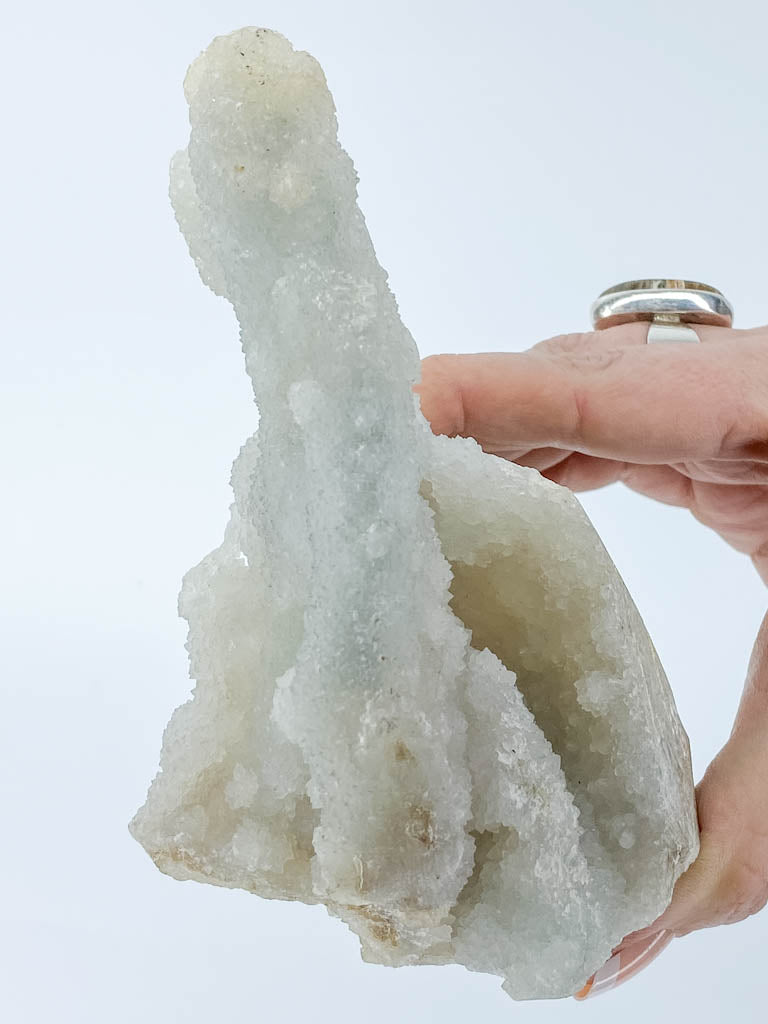 Finger Coral Quartz Cluster 609g