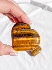 Tiger Eye Heart | Large