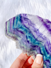 Fluorite Fairy Wings Pair 1.1kg