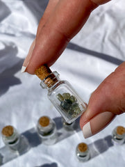 Sapphire and Glass Jar Mini