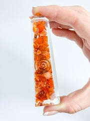 Orgonite Carnelian Obelisk | Medium