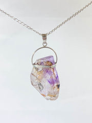 Amethyst Elestial Extra Large Pendant