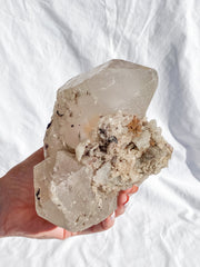 Smoky Himalayan Quartz with Inclusions CutBase Cluster 1.6kg